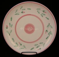 Caleca PINK GARLAND 11" DINNER PLATE